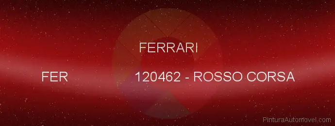 Pintura Ferrari FER 120462 Rosso Corsa