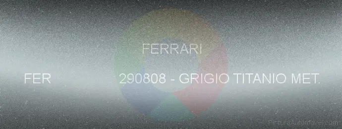 Pintura Ferrari FER 290808 Grigio Titanio Met.