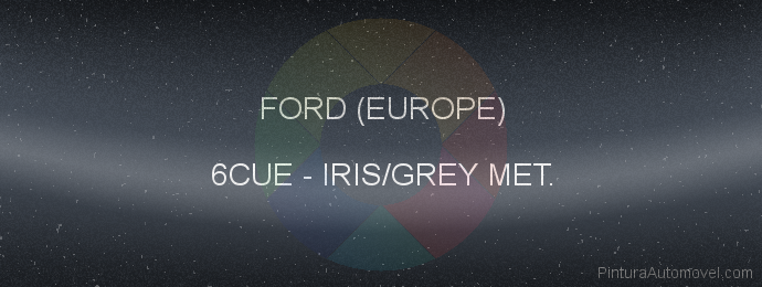 Pintura Ford (europe) 6CUE Iris/grey Met.