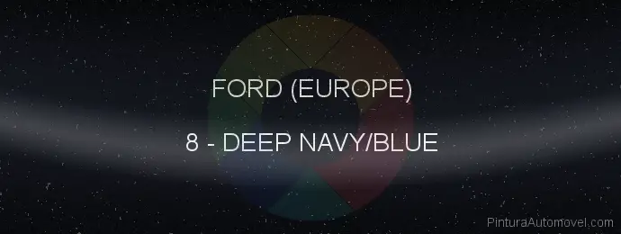 Pintura Ford (europe) 8 Deep Navy/blue