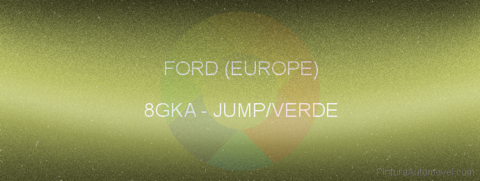 Pintura Ford (europe) 8GKA Jump/verde