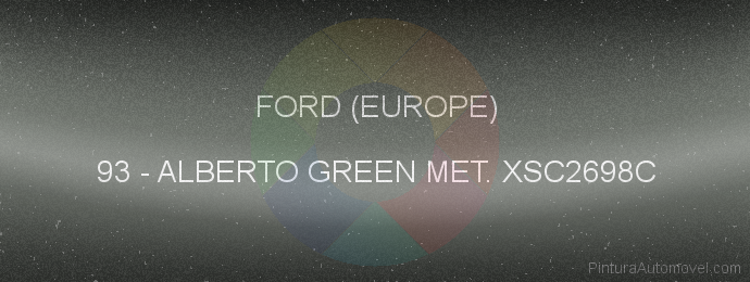 Pintura Ford (europe) 93 Alberto Green Met. Xsc2698c