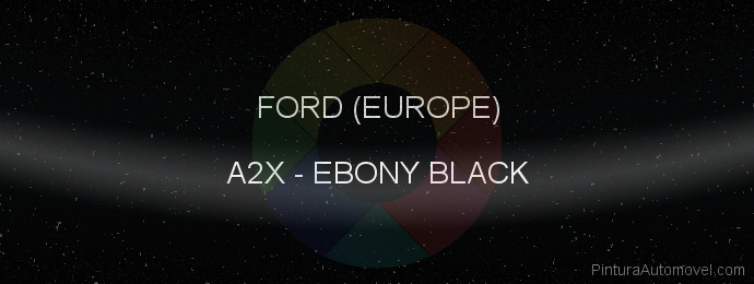 Pintura Ford (europe) A2X Ebony Black
