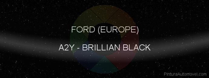 Pintura Ford (europe) A2Y Brillian Black