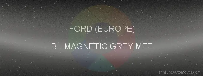 Pintura Ford (europe) B Magnetic Grey Met.