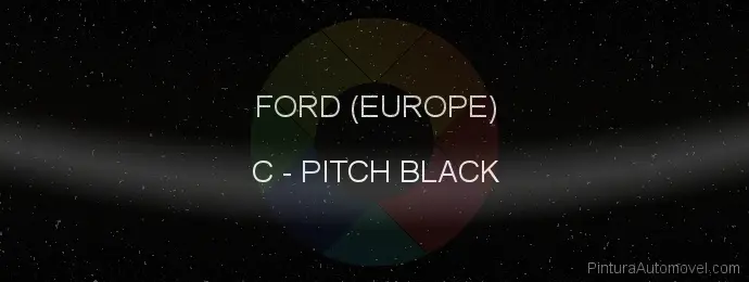 Pintura Ford (europe) C Pitch Black