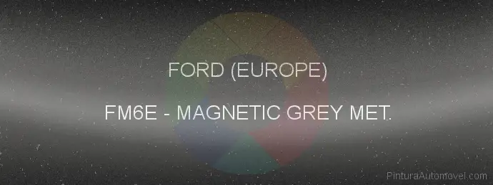 Pintura Ford (europe) FM6E Magnetic Grey Met.