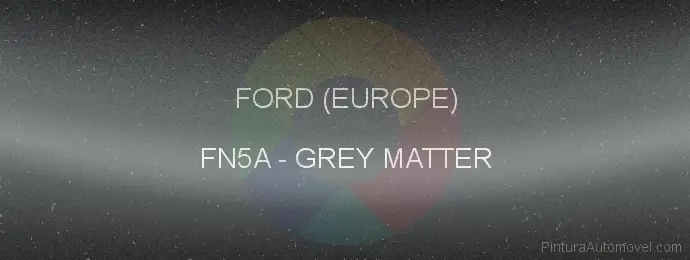 Pintura Ford (europe) FN5A Grey Matter