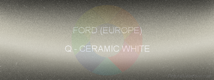 Pintura Ford (europe) Q Ceramic White
