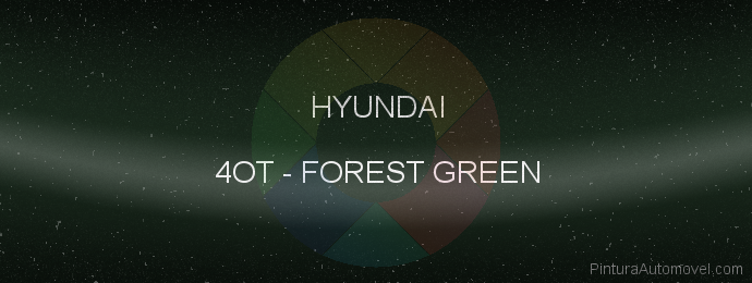 Pintura Hyundai 4OT Forest Green