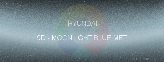 Pintura Hyundai 9D Moonlight Blue Met.