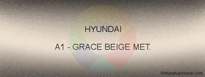 Pintura Hyundai A1 Grace Beige Met.