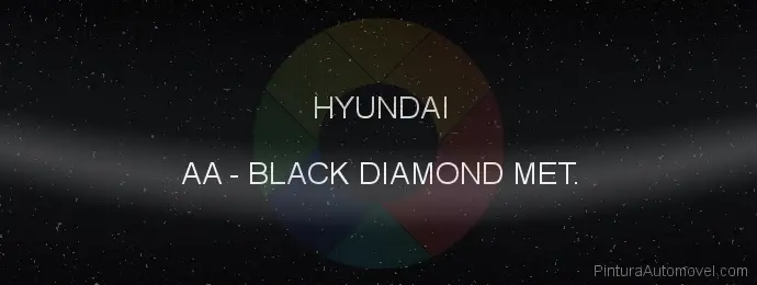 Pintura Hyundai AA Black Diamond Met.