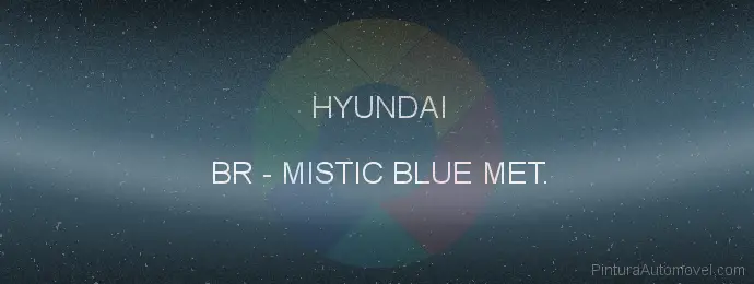 Pintura Hyundai BR Mistic Blue Met.