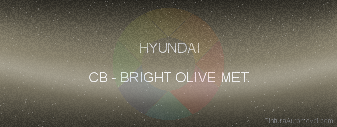 Pintura Hyundai CB Bright Olive Met.