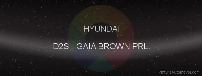 Pintura Hyundai D2S Gaia Brown Prl.