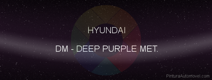 Pintura Hyundai DM Deep Purple Met.