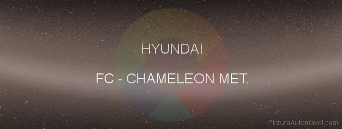 Pintura Hyundai FC Chameleon Met.
