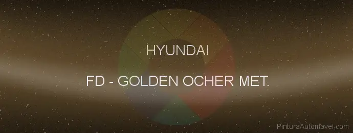 Pintura Hyundai FD Golden Ocher Met.