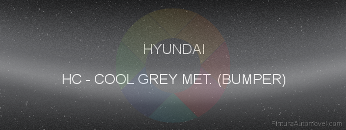 Pintura Hyundai HC Cool Grey Met. (bumper)
