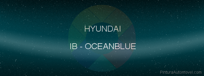 Pintura Hyundai IB Oceanblue