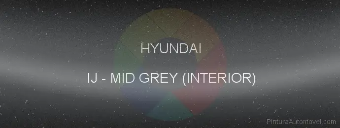 Pintura Hyundai IJ Mid Grey (interior)