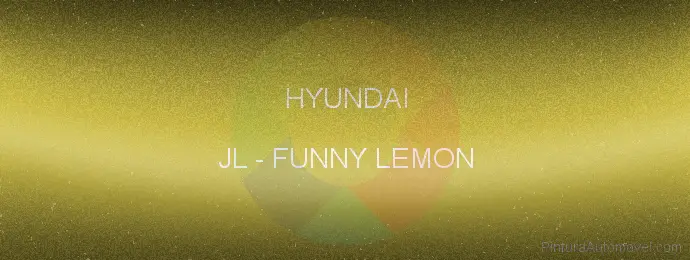 Pintura Hyundai JL Funny Lemon