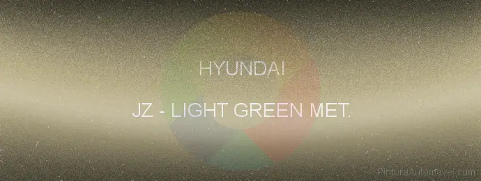 Pintura Hyundai JZ Light Green Met.