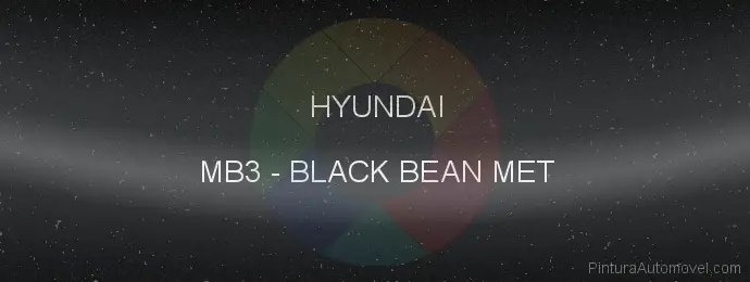 Pintura Hyundai MB3 Black Bean Met