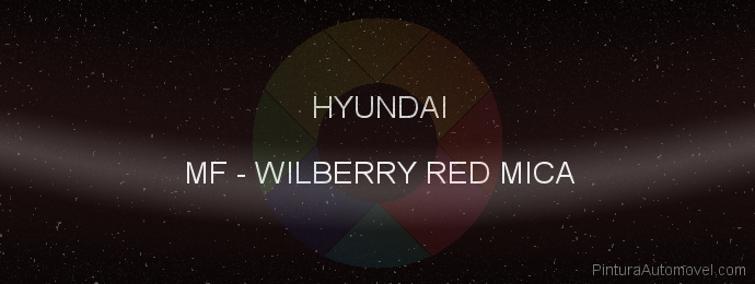 Pintura Hyundai MF Wilberry Red Mica