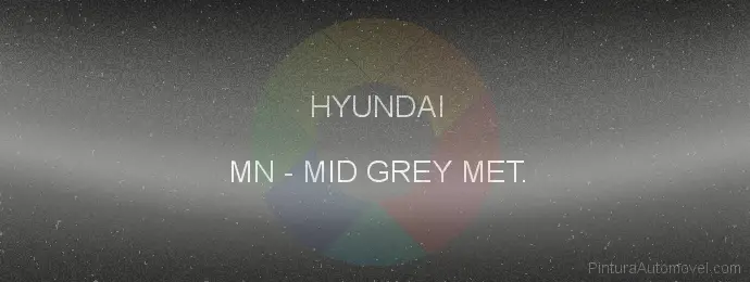 Pintura Hyundai MN Mid Grey Met.