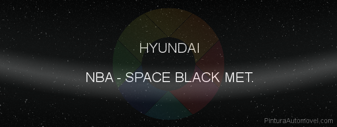 Pintura Hyundai NBA Space Black Met.