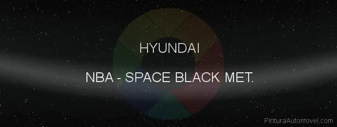 Pintura Hyundai NBA Space Black Met.