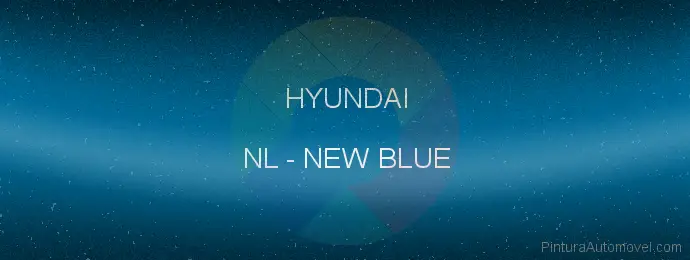 Pintura Hyundai NL New Blue