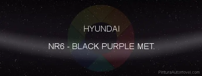 Pintura Hyundai NR6 Black Purple Met.