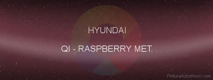 Pintura Hyundai QI Raspberry Met.