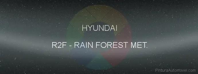 Pintura Hyundai R2F Rain Forest Met.