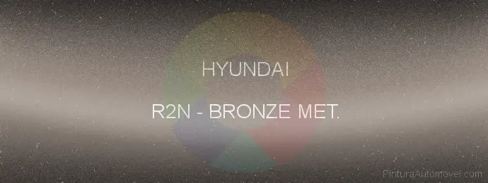 Pintura Hyundai R2N Bronze Met.