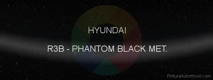 Pintura Hyundai R3B Phantom Black Met.