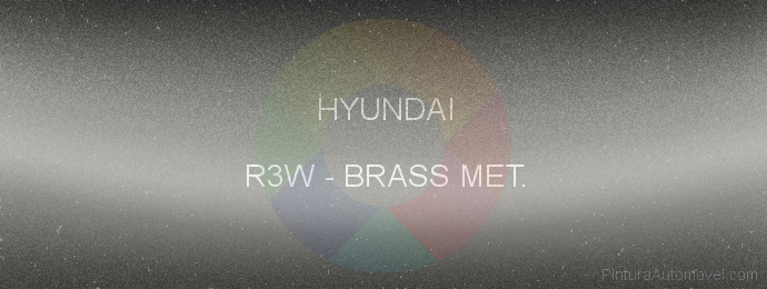Pintura Hyundai R3W Brass Met.