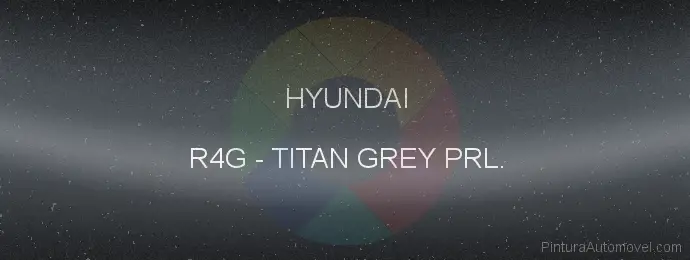 Pintura Hyundai R4G Titan Grey Prl.