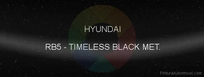 Pintura Hyundai RB5 Timeless Black Met.