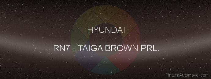 Pintura Hyundai RN7 Taiga Brown Prl.