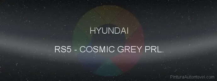 Pintura Hyundai RS5 Cosmic Grey Prl.