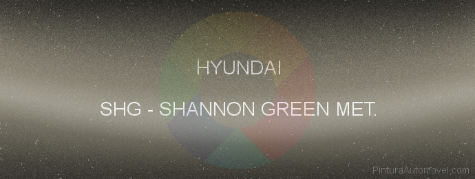 Pintura Hyundai SHG Shannon Green Met.