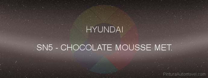 Pintura Hyundai SN5 Chocolate Mousse Met.