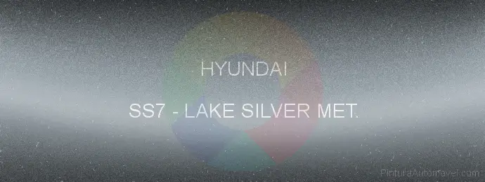 Pintura Hyundai SS7 Lake Silver Met.