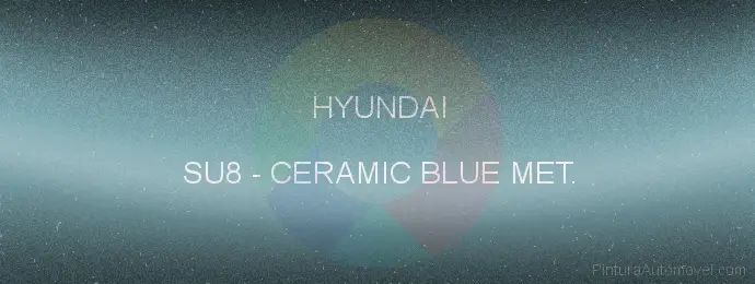 Pintura Hyundai SU8 Ceramic Blue Met.