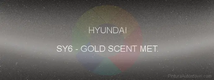 Pintura Hyundai SY6 Gold Scent Met.