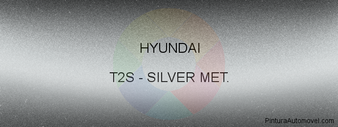 Pintura Hyundai T2S Silver Met.